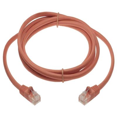 10ft Cat 5E Unshielded (UTP) Ethernet Network Cable - Orange