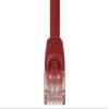 10ft Cat 5E Unshielded (UTP) Ethernet Network Cable - Red view 3