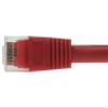 10ft Cat 5E Unshielded (UTP) Ethernet Network Cable - Red view 4