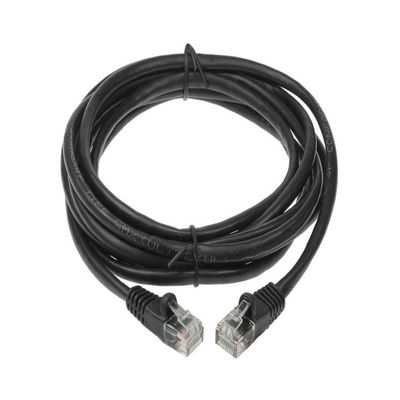 10ft Cat 5E Unshielded (UTP) Ethernet Network Cable - Black
