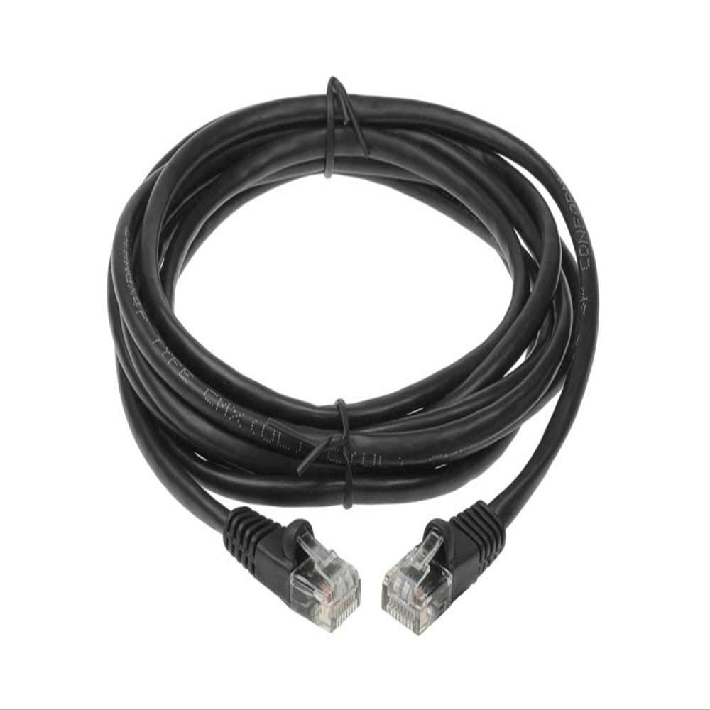 10ft Cat 5E Unshielded (UTP) Ethernet Network Cable - Black
