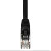 10ft Cat 5E Unshielded (UTP) Ethernet Network Cable - Black view 3