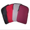 9.7" Tablet Sleeve - iPad, iPad 2, HP TouchPad Case - eReader Bag - Black - Textured & Durable Neoprene view 2