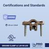 Sigma Engineered Solutions ProConnex 42309 Ground Clamp with Lay-In Lug 1/2 To 1-Inch Conduit Fitting, 1-Pack view 3