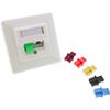 InLine Dust Cover, for RJ45 Socket, Color: red, 100pcs. Pack view 3
