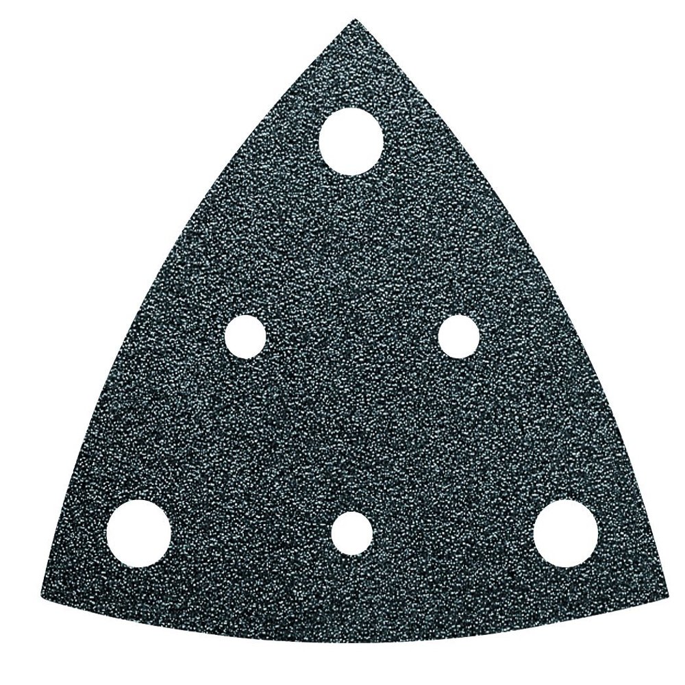 FEIN 63717236010 40 Grit Zirconium Triangular Perforated Sanding Sheet, Multi-Colour, one Size
