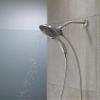Delta Faucet 4-Spray In2ition Dual Shower Head with Handheld Spray, Chrome Shower Head with Hose, Handheld Shower Heads, Showerheads & Handheld Showers, Detachable Shower Head, Chrome 58467 view 4