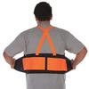 Liberty Glove & Safety 1908S DuraWear Plain Back Support Belt with Attached Suspenders, Small, Black view 1