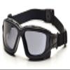 Pyramex I-Force Sporty Dual Pane Anti-Fog Goggle,Black Frame/Gray Anti-Fog Lens view 1