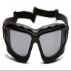 Pyramex I-Force Sporty Dual Pane Anti-Fog Goggle,Black Frame/Gray Anti-Fog Lens view 2