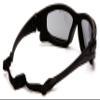 Pyramex I-Force Sporty Dual Pane Anti-Fog Goggle,Black Frame/Gray Anti-Fog Lens view 4