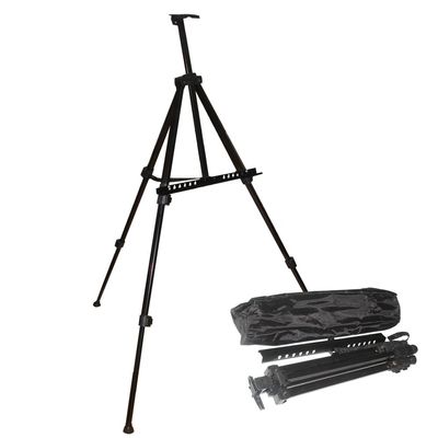 Aluminum Easel Lightweight Display Tripod Menu Poster Picture Holder Stand Folding Light Weight Easel w/ Free Carry Case