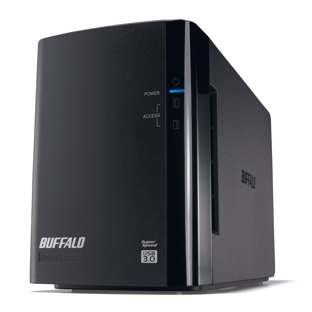 Buffalo Mirror Ring USB3.0 0 with 2 External hard drive HD wlu3/R1 Series , blk