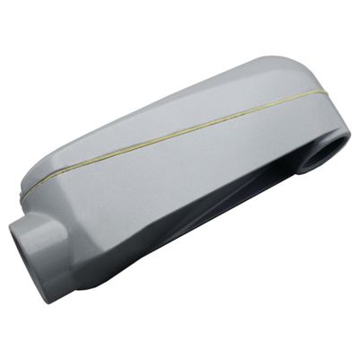 Sigma Electric, Gray, Size Sigma Engineered Solutions 02-51128 ProConnex 02-51128M Rigid Mogul Body 1-1/4-Inch Conduit Fitting, 1-Pack