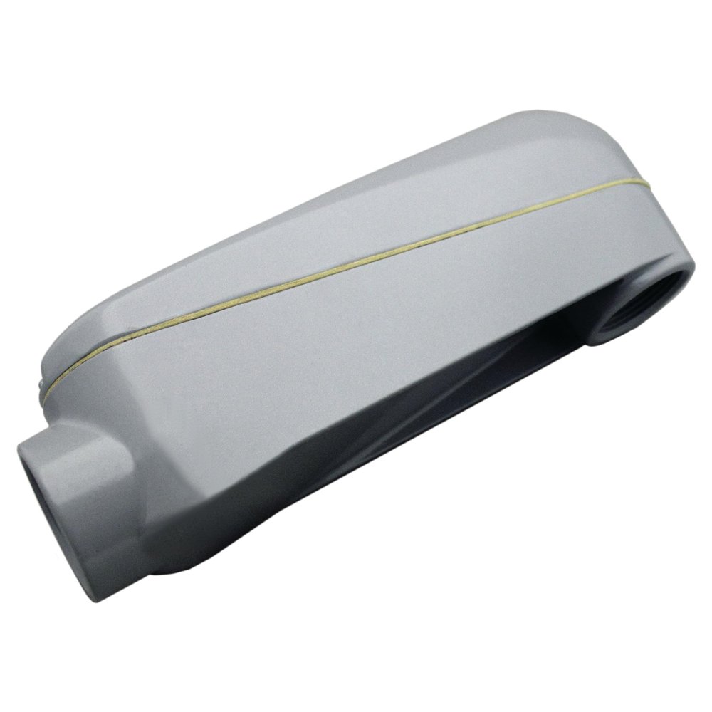 Sigma Electric, Gray, Size Sigma Engineered Solutions 02-51128 ProConnex 02-51128M Rigid Mogul Body 1-1/4-Inch Conduit Fitting, 1-Pack