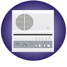 Aiphone 10-Call Intercom Master Station with All-Call, Surface Mount