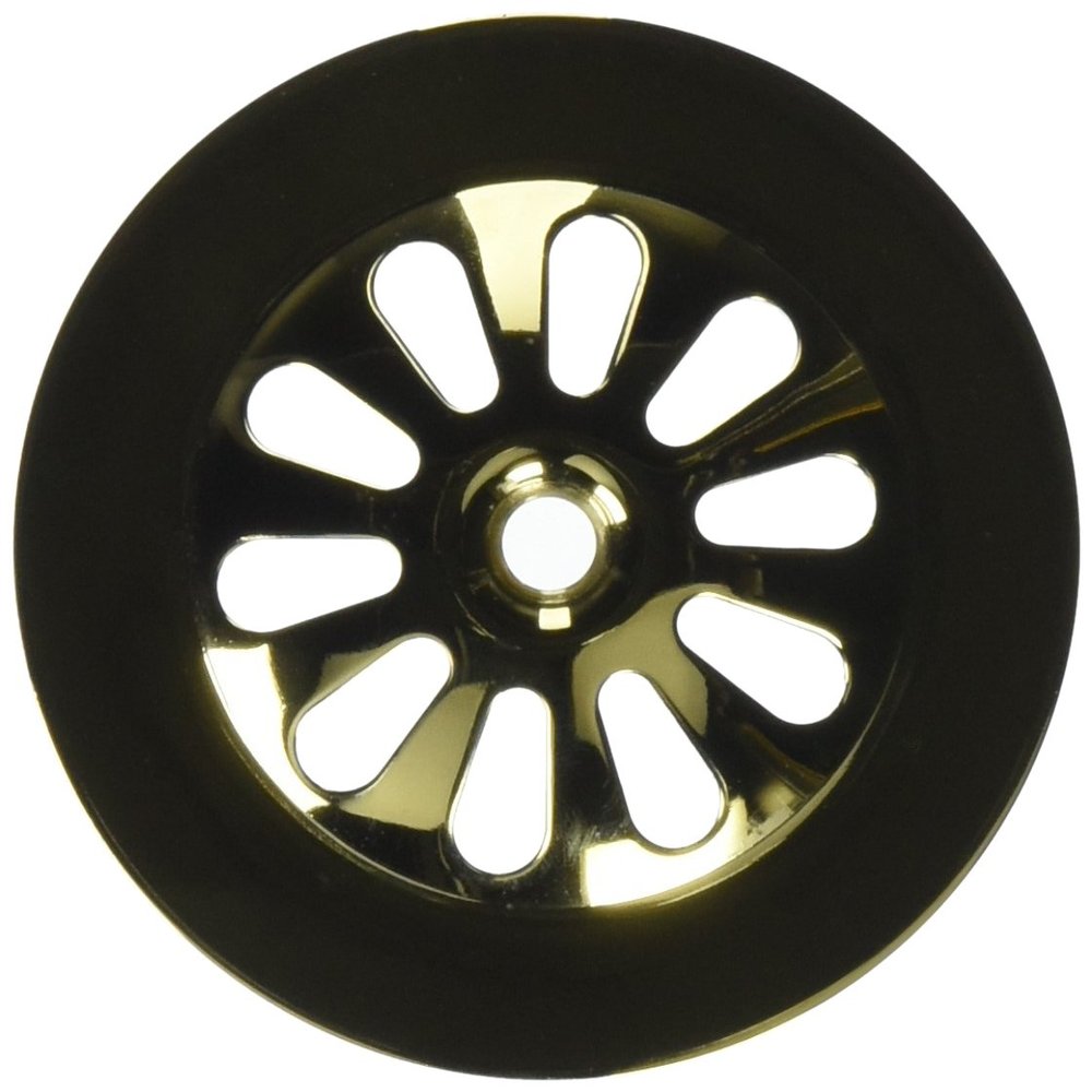Jaclo 505-PB Old Style Tub Strainer, Polished Brass