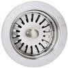 Jaclo 2807-SC Adjustable Lutz Sink Strainer for Kitchen Sinks, Satin Chrome, Satin Chrome view 1