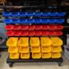 Storehouse 47 Bin Floor Mount Parts Rack view 1