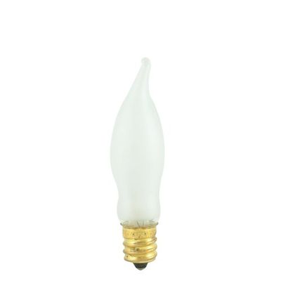 25 Pack Bulbrite 404307-7.5 Watt Frost Dimmable CA5 Shaped Candelabra (E12) Base Incandesce, Frost