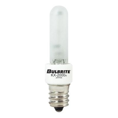 10 Pack 20 Watt T3 Candelabra Base 120 Volt 3000 Hour Frost Krypton Lightbulb
