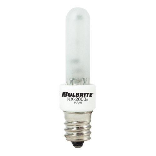 10 Pack 20 Watt T3 Candelabra Base 120 Volt 3000 Hour Frost Krypton Lightbulb