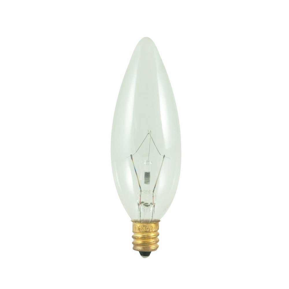 Bulbrite 473041 KX40FR/E12 40-Watt Dimmable KX-2000 Krypton/Xenon T3, Candelabra Base, Frost