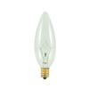 Bulbrite 473041 KX40FR/E12 40-Watt Dimmable KX-2000 Krypton/Xenon T3, Candelabra Base, Frost view 1