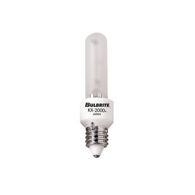 Bulbrite 473161 KX60FR/MC 60-Watt Dimmable KX-2000 Krypton/Xenon T3, Mini-Candelabra Base, Frost