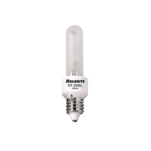 Bulbrite 473161 KX60FR/MC 60-Watt Dimmable KX-2000 Krypton/Xenon T3, Mini-Candelabra Base, Frost