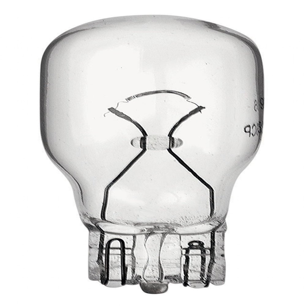10 Pack 18 Watt T5 Wedge Base 12 Volt 20000 Hour Clear Xenon Lightbulb, Yellow