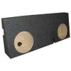 Bbox Dual 10" Sealed Carpeted Subwoofer Enclosure - Fits 2005-2017 Toyota Tacoma Double Cab, Charcoal - Subwoofer Box Improves Audio Quality, Sound & Bass view 1