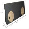 Bbox Dual 10" Sealed Carpeted Subwoofer Enclosure - Fits 2005-2017 Toyota Tacoma Double Cab, Charcoal - Subwoofer Box Improves Audio Quality, Sound & Bass view 2
