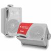 Pyle 3-Way Waterproof Marine Box Speakers - 3.5" 200 Watt Dual Indoor Outdoor Speaker System - Weatherproof/Waterproof Outdoor Speaker - Home, Boat, Pool, Patio Indoor Outdoor Use PLMR24S (Silver) view 1