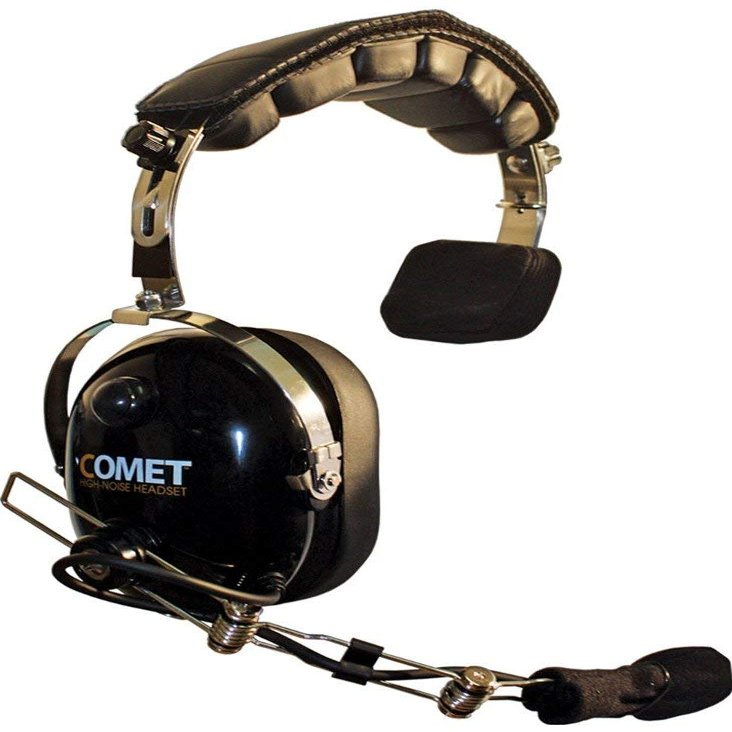 Klein Electronics COMET Single Muff Comet High Noise Headset; Built tough for high-noise conditions such as Athletics, Warehouse, Events & Construction; Impact rated earshells