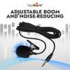 VoiceBooster Speak Out Tie-Clip Microphone  Clip-On Mic with 3.5mm Plug for VoiceBooster & Aker Voice Amplifiers  Adjustable Boom, Noise-Reducing Foam Tip  Ideal for Teachers, Guides, Presenters view 4