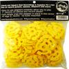 (100) Flat Plastic Record Adapters - Snap in Inserts to Make 7" 45rpm Records Fit on Standard Vinyl Record Turntables #07MR100YE (Yellow) view 2