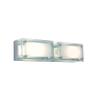 Jesco Lighting WS307H-2GL BRIC Line Voltage Series 307 2-Light Wall Sconce, Glass view 1
