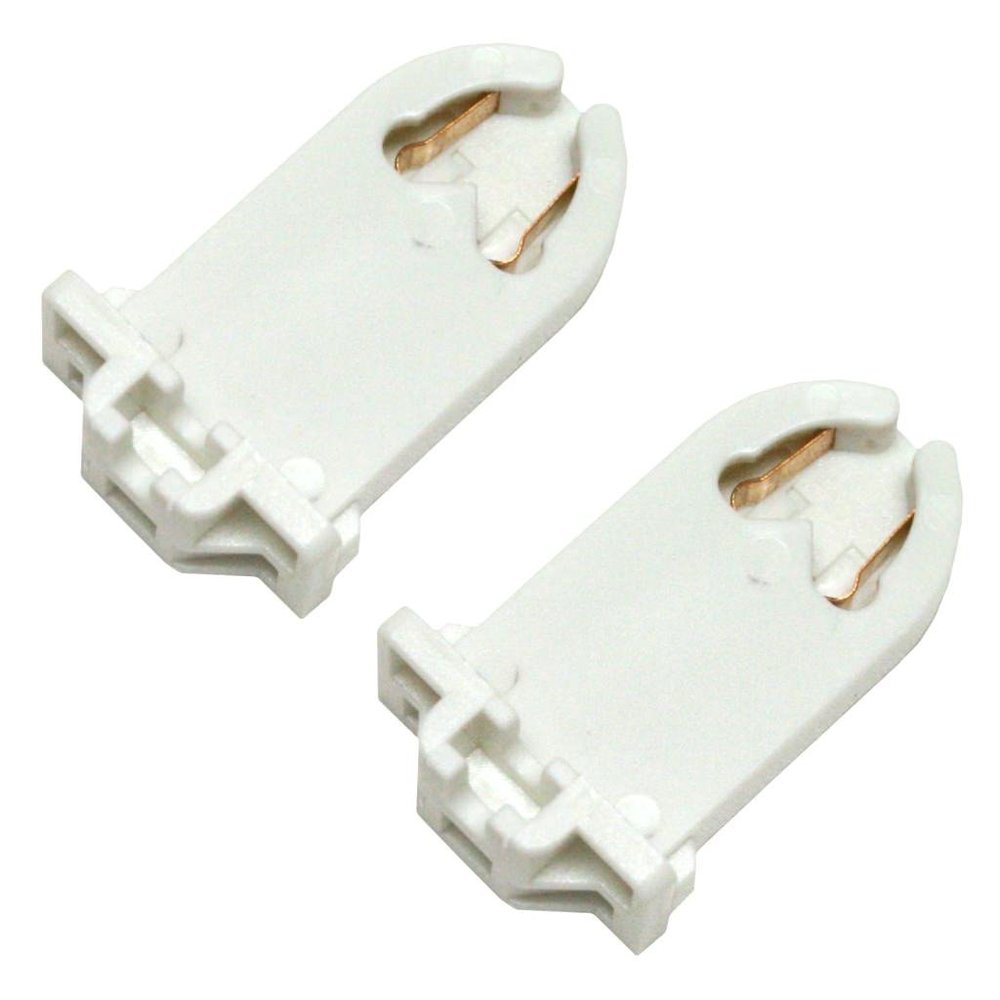 Sylvania 48173 - Medium Bi Pin Turn Type Fluorescent Lampholder Socket 2-Pack