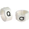 Brady SCN45-Q Black on White, Wire Marker Clip Sleeves (50 Clips) view 1