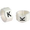 Brady SCN45-K Black on White, Wire Marker Clip Sleeves (50 Clips) view 1