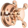 Jaclo T634-TRIM-PCU Jaylen Volume Control & Diverter Trim with Cross Handle, Polished Copper view 1