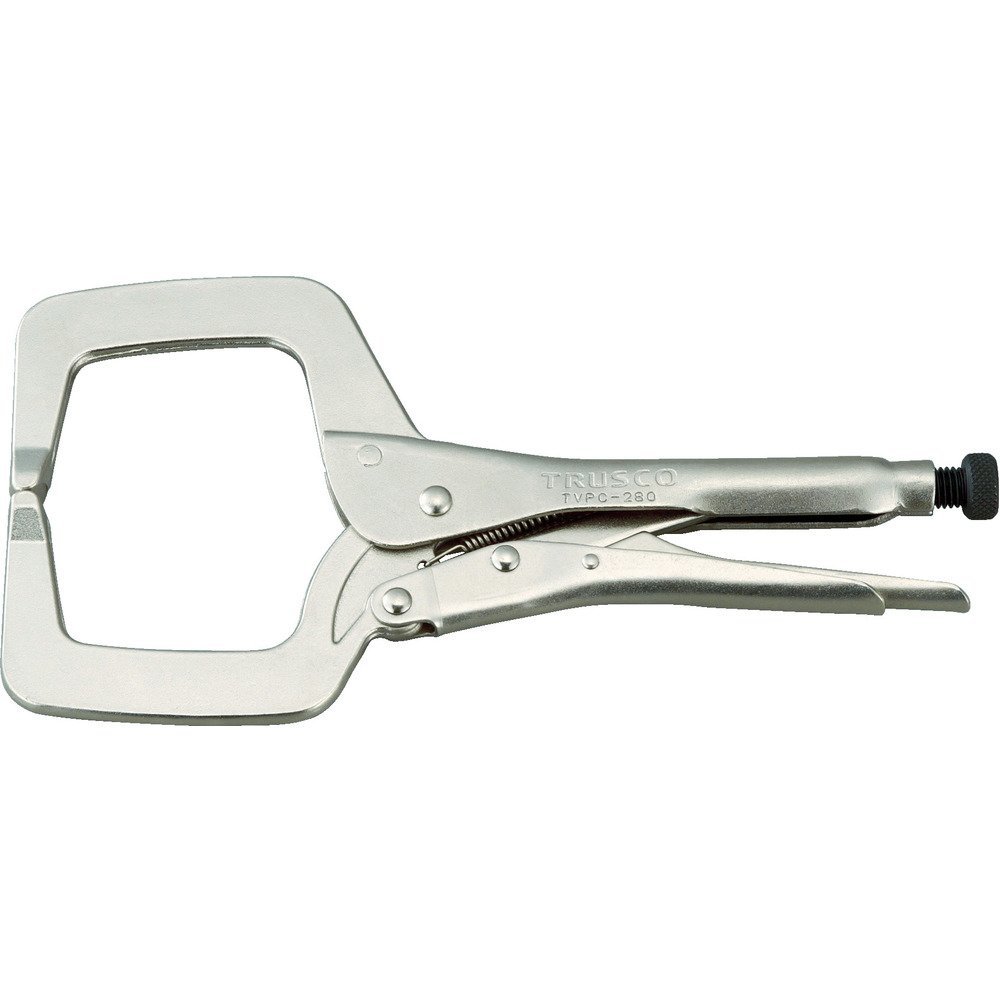 TRUSCO TVPC-280 C-Shaped Grip Pliers, 11.0 inches (280 mm)