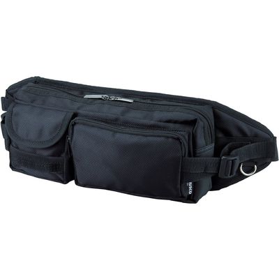 TRUSCO TC-WPW-BK Waist Pouch Wide, Black