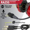 Rugged. Air RA250 Child Size Aviation Pilot Headset for Children and Passengers Features Clear Hear Speakers Noise Canceling Microphone Foam Ear Seals Custom Fit Headband and Free Headset Bag view 3