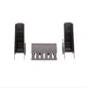 Panduit CMW-KIT Waterfall Kit for Ladder Rack, Black view 1