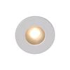 WAC Landscape Lighting, LEDme 120V LED Full Round Indoor and Outdoor Step and Wall Light 3000K Built-in LED in White view 1