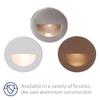 WAC Landscape Lighting, LEDme 120V LED Half-Round Indoor and Outdoor Step and Wall Light 3000K Built-in LED in Bronze view 4