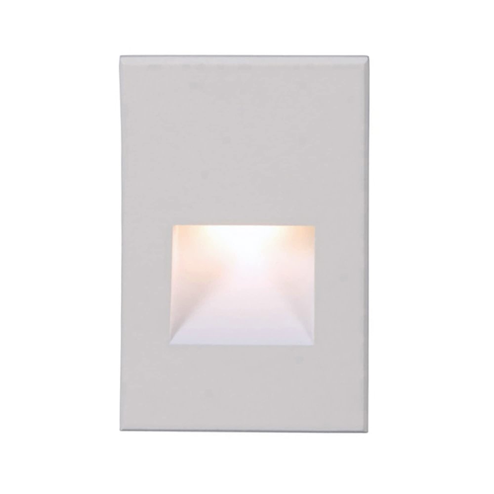 WAC Landscape Lighting, LEDme 120V LED Vertical Indoor and Outdoor Step and Wall Light 3000K Built-in LED in White