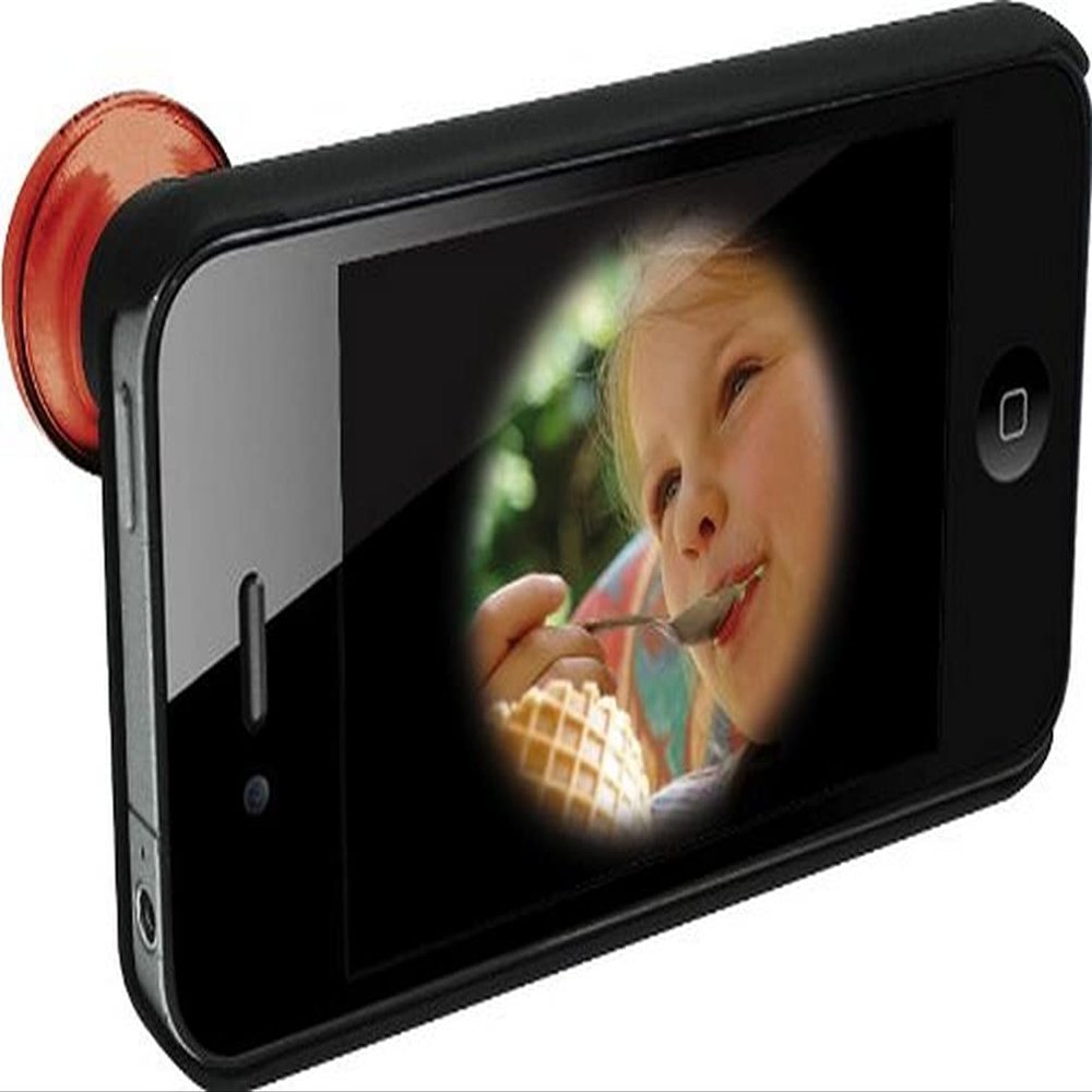 Rollei Fish-Eye Lens for Apple iPhone 4 / 4S Red